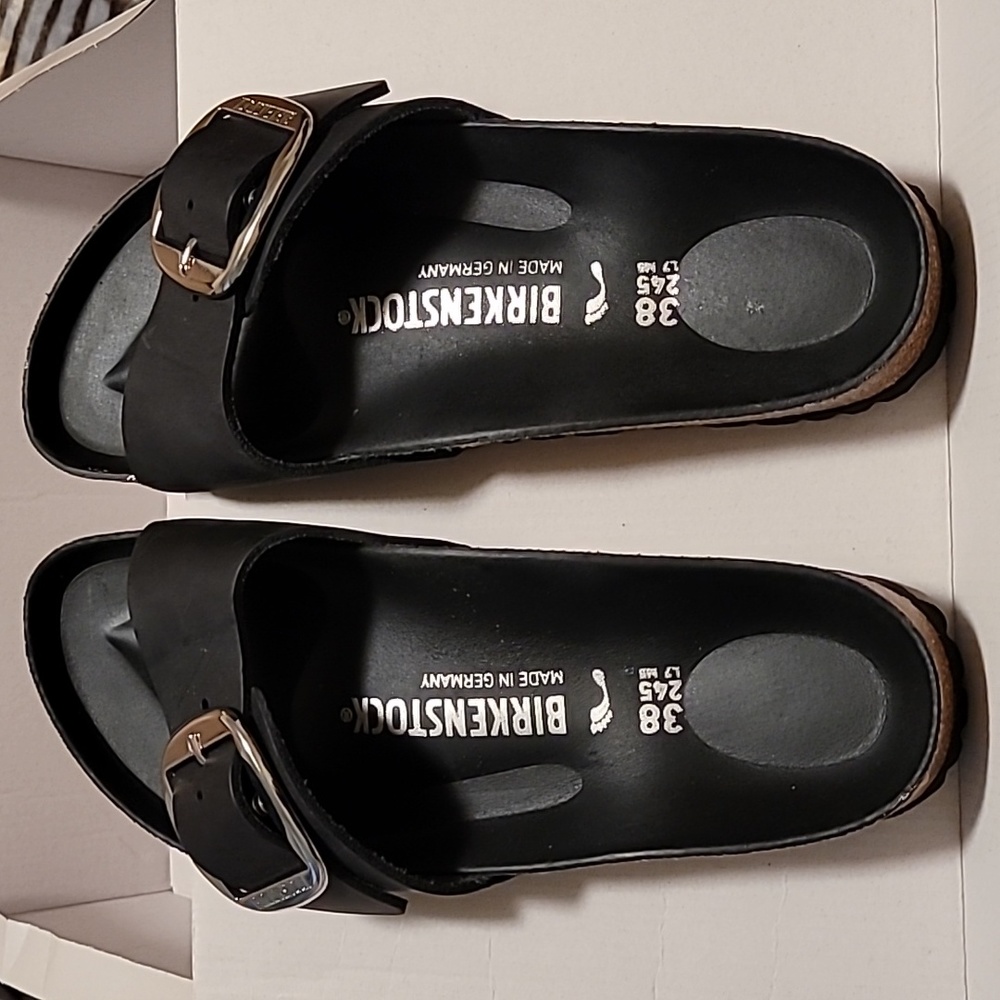 Madrid big buckle, Birkenstock, size 38.
